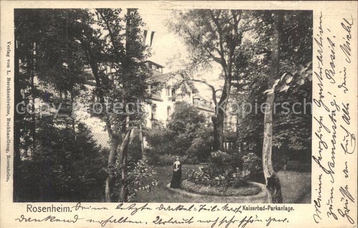 Rosenheim Bayern Kaiserbad Parkanlage