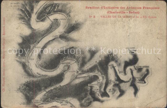 Sedan Ardennes Vallee de la Semoy et les 4 Fils Aymon