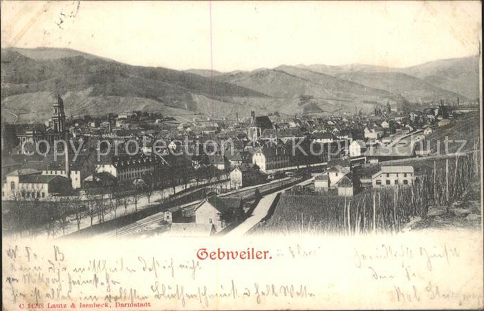 Gebweiler Haut Rhin Elsass Panorama