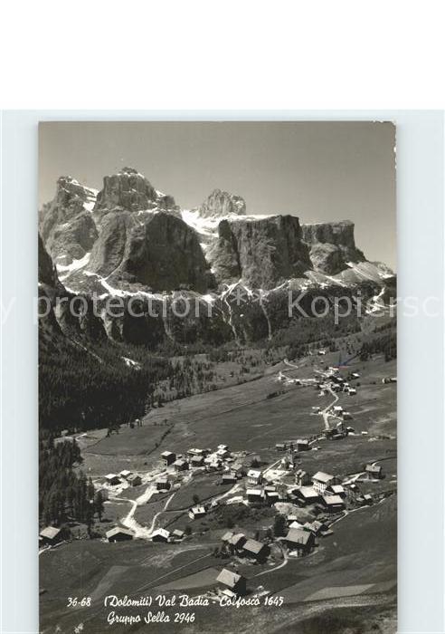 Val Badia Colfosco Gruppo Sella