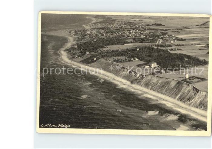 Gilleleje Fliegeraufnahme Steilkueste