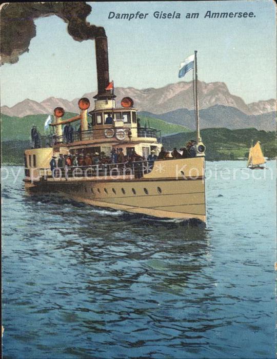 Diessen Ammersee Dampfer Gisela