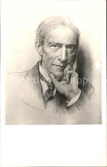 Persoenlichkeiten Hubert von Herkomer Maler Bildhauer Schriftsteller Portrait