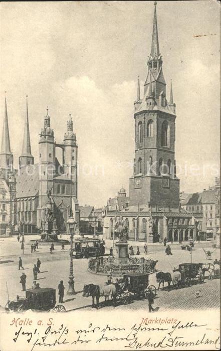 Halle Saale Marktplatz