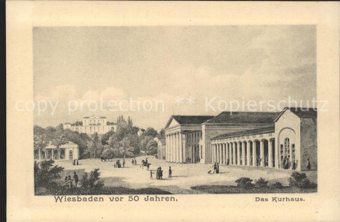 Wiesbaden vor 50 Jahren Kurhaus