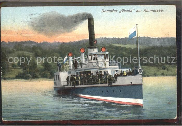 Diessen Ammersee Dampfer Gisela