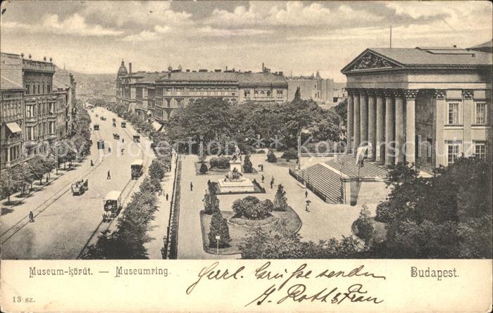 Budapest Museum körut Museumring Denkmal