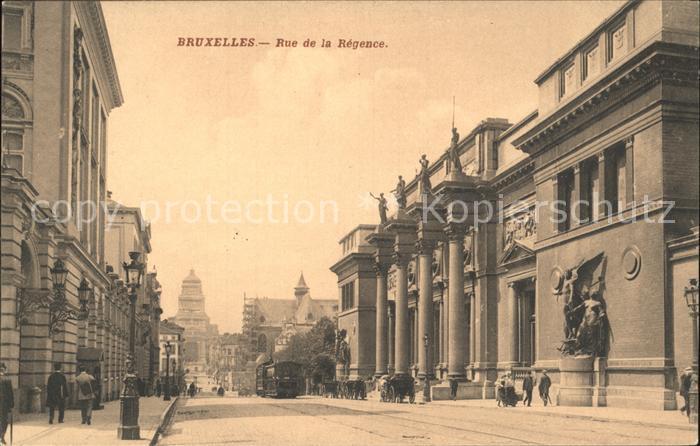 Bruxelles Bruessel Rue de la Regence