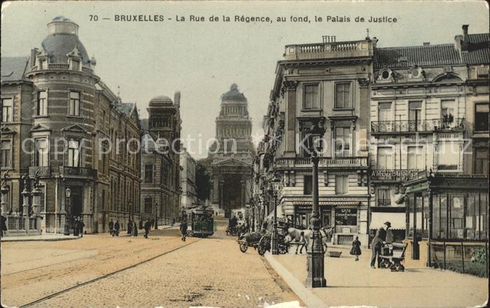Bruxelles Bruessel Rue de la Regence Palais de Justice