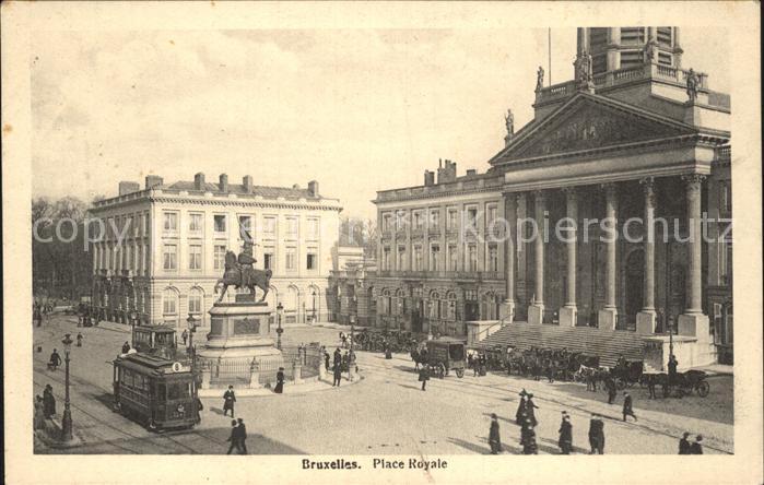 Bruxelles Bruessel Place Royale Monument