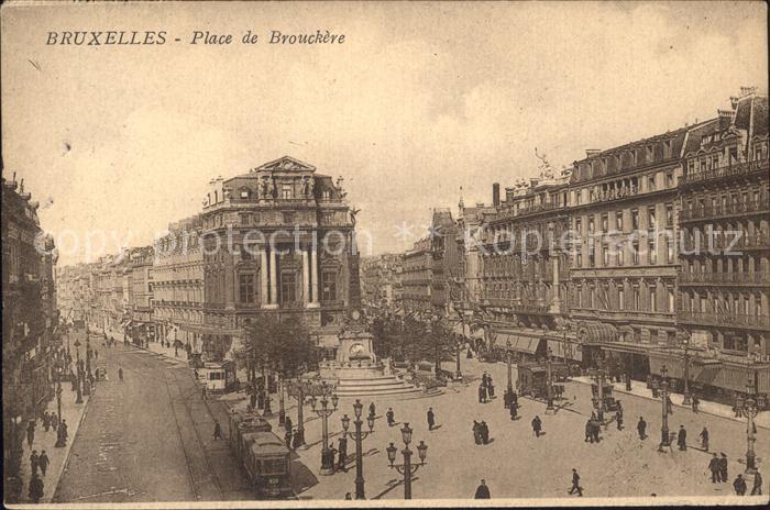 Bruxelles Bruessel Place de Brouckere Monument Anspach