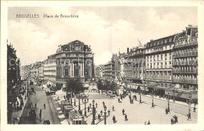 Bruxelles Bruessel Place de Brouckere Monument Anspach
