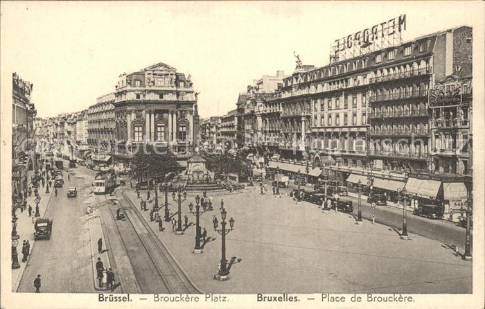 Bruxelles Bruessel Place de Brouckere Monument Anspach