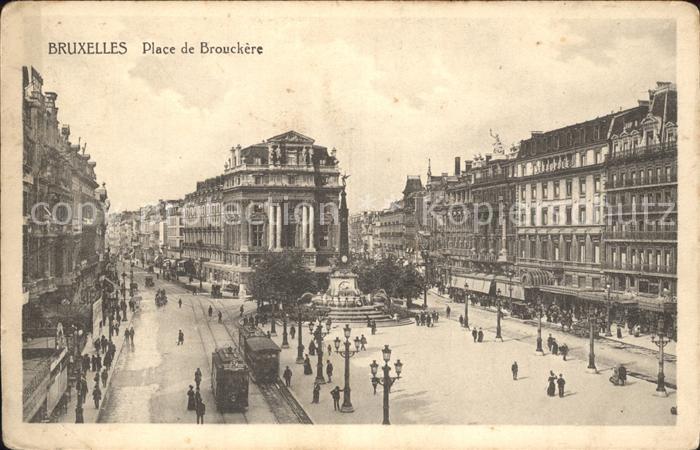 Bruxelles Bruessel Place de Brouckere Monument Anspach
