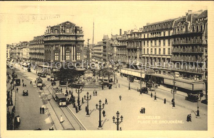 Bruxelles Bruessel Place de Brouckere Monument Anspach