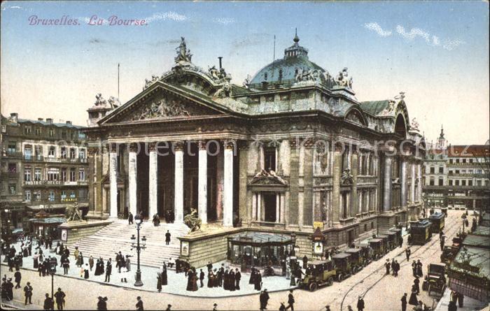Bruxelles Bruessel La Bourse