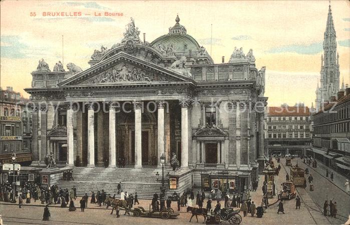 Bruxelles Bruessel La Bourse