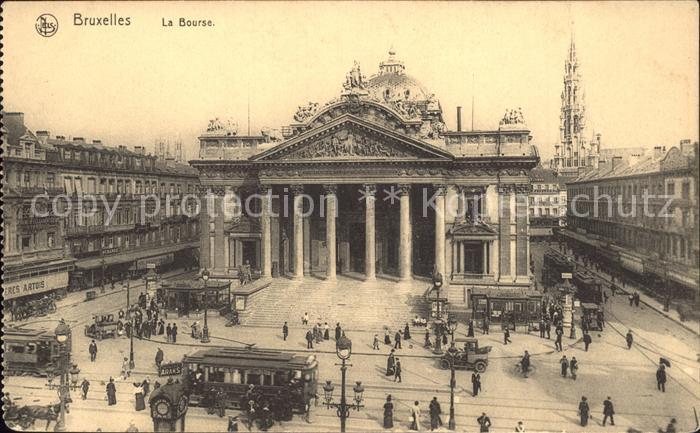 Bruxelles Bruessel La Bourse Tram