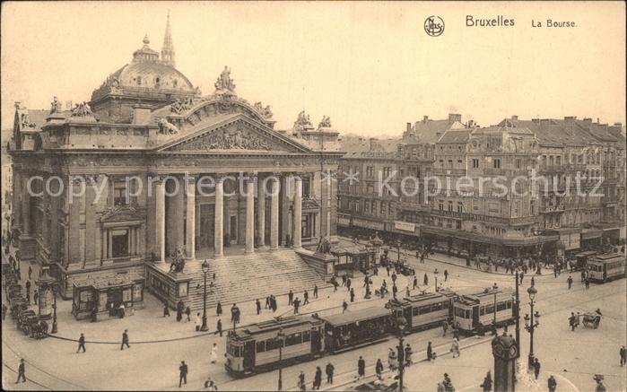 Bruxelles Bruessel La Bourse Tram