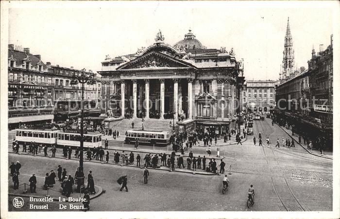 Bruxelles Bruessel La Bourse Tram