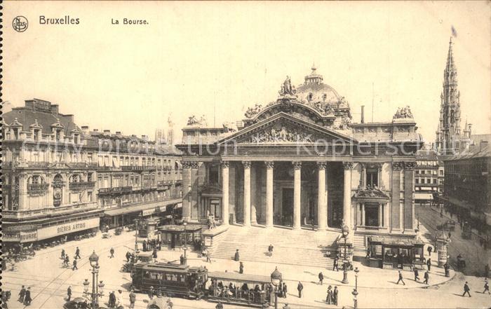 Bruxelles Bruessel La Bourse Tram