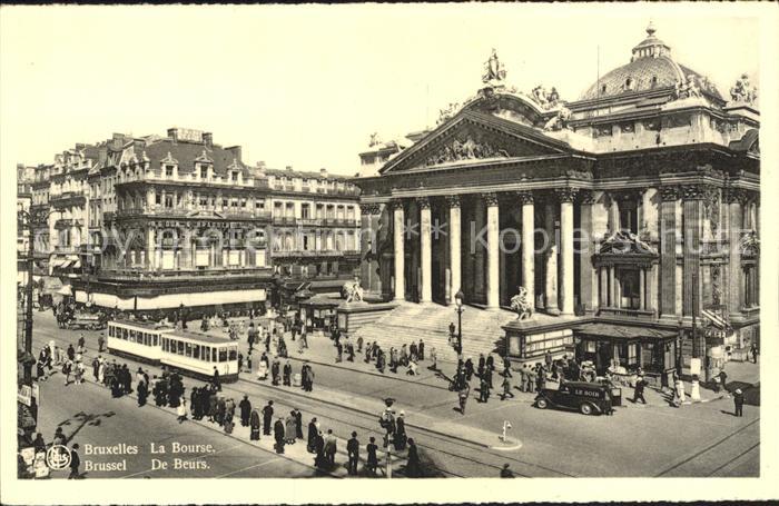 Bruxelles Bruessel La Bourse Tram