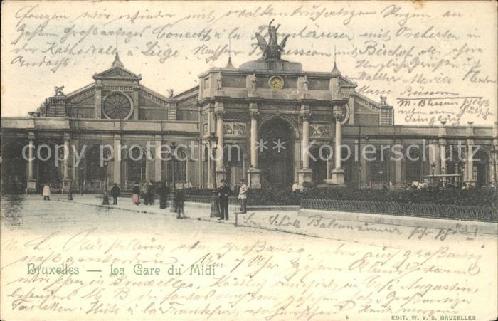 Bruxelles Bruessel Gare du Midi Bahnhof
