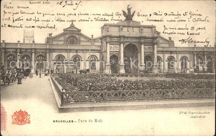 Bruxelles Bruessel Gare du Midi Bahnhof