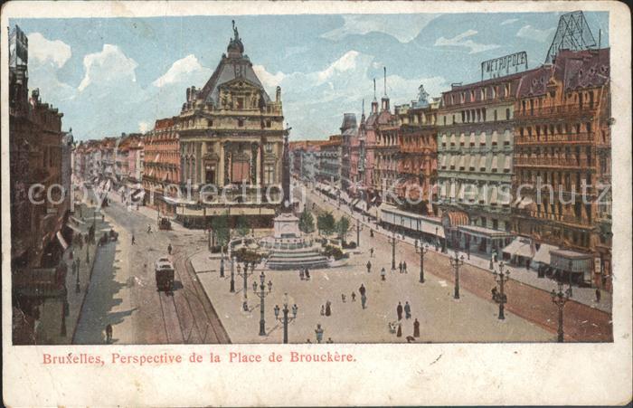 Bruxelles Bruessel Place de Brouckere Monument