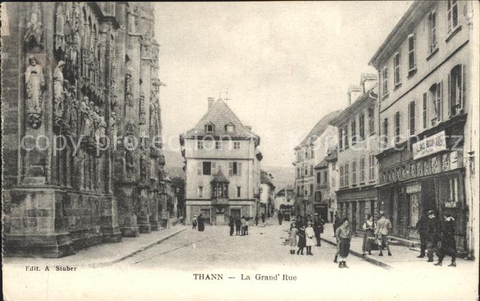 Thann Haut Rhin Elsass La Grand Rue