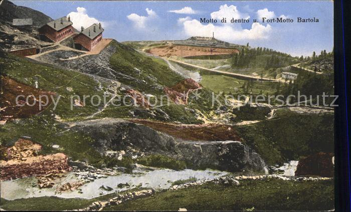 Bellinzona Motto di dentro Fort Motto Bartola Motor Kanonen Batterie 87