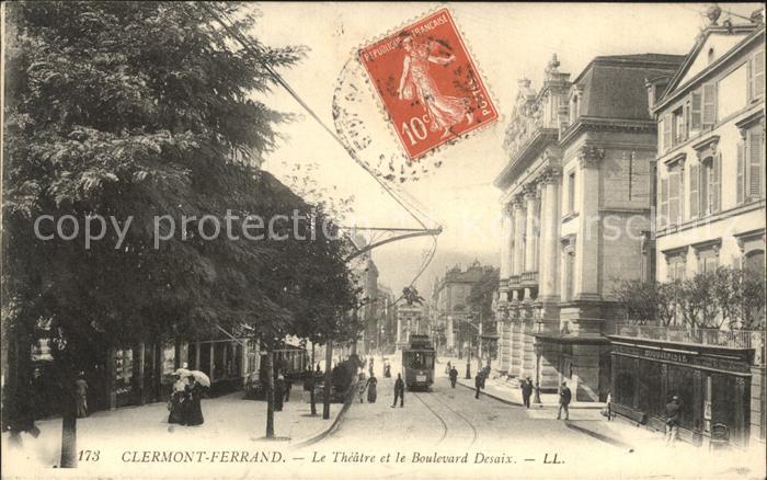 Clermont Ferrand Puy de Dome Le Theatre et le Boulevard Desaix