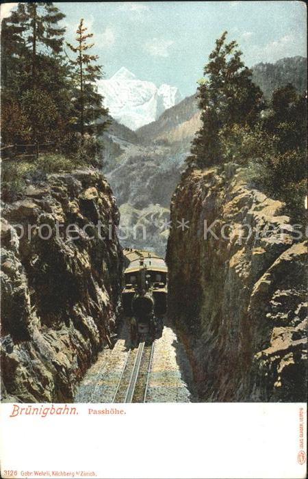 Bruenig BE Bahn Passhoehe