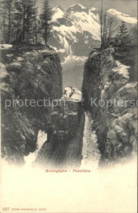 Bruenig BE Bruenigbahn Passhoehe