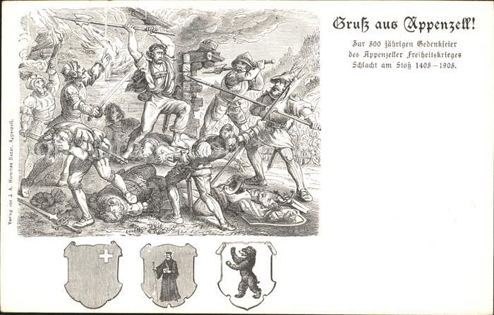 Appenzell IR Gedenkfeier Freiheitskrieges Schlacht