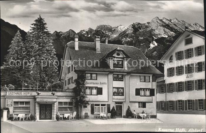 Altdorf UR Kaserne Hoessli