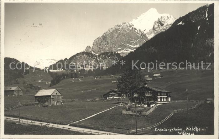 Wildhaus SG Erholungsheim Weidheim