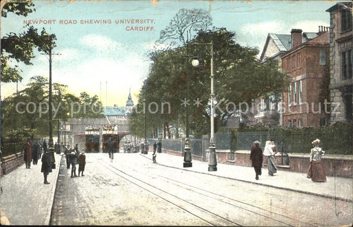 Cardiff Wales Newport Road Shewing University