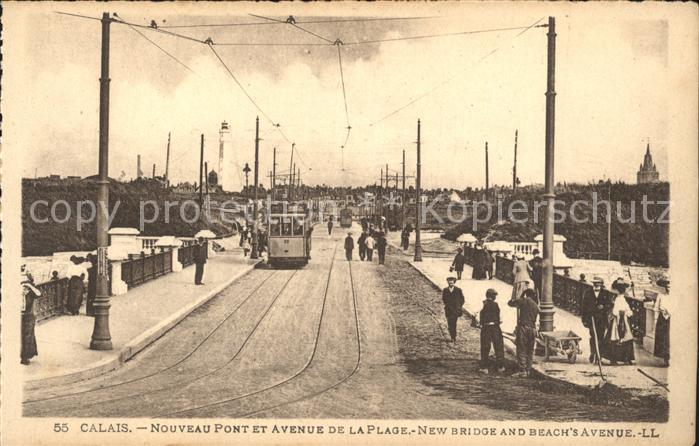 Calais Nouveau Pont et Avenue de la Plage New
