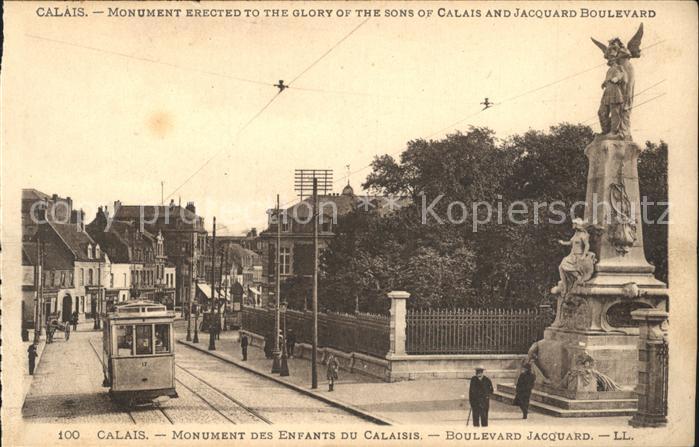 Calais Monument des Enfants Calaisis Boulevard