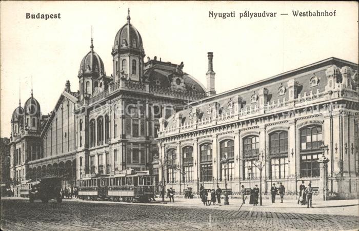 Budapest Nyugati palyaudvar Westbahnhof