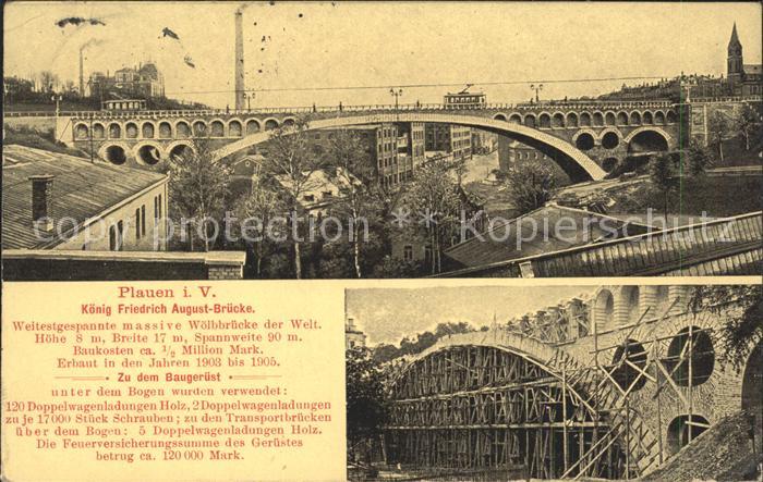 Plauen Vogtland Koenig Friedrich August Bruecke