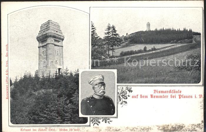 Plauen Vogtland Bismarcksaeule Kemmler