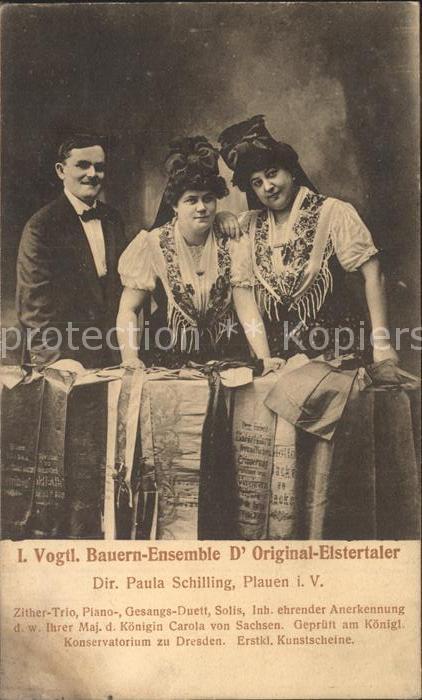 Plauen Vogtland I Volgt Bauern Ensemble D Original Elstertaler Dir Paula Schilli