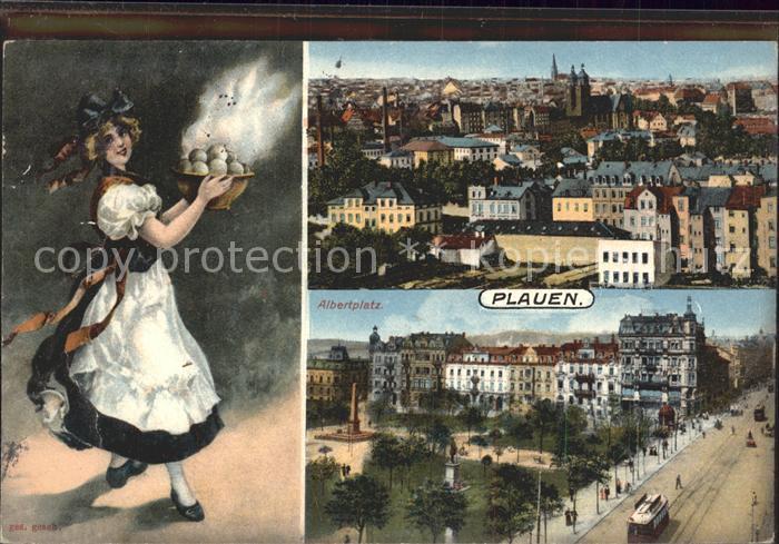 Plauen Vogtland Albertplatz Tracht