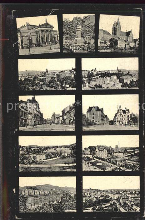 Plauen Vogtland Mosendenkmal Johaneskirche Bahnhofstrasse