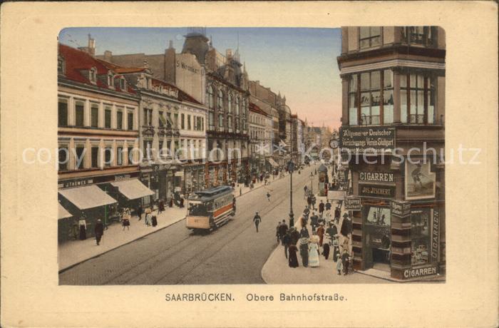 SAARBRueCKEN Saarland Obere Bahnhofstrasse