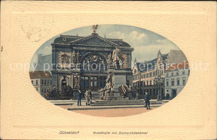 DuessELDORF  CITY Kunsthalle Bismarckdenkmal
