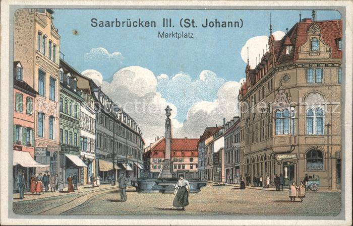 St Johann Saarbruecken Marktplatz
