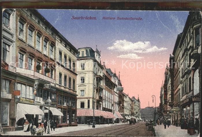 SAARBRueCKEN Saarland Mittlere Bahnhofstrasse